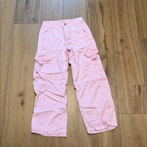 American Eagle Outfitters Pink Flare Jeans